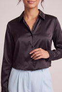 Satin Crop Shirt