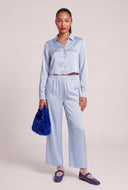Satin Crop Shirt