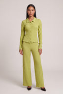 Leilani Textured Button Front Top