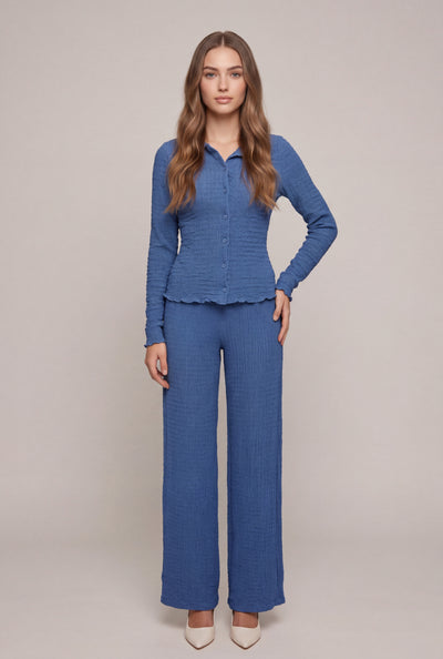 Leilani Textured Wide Leg Pants