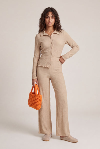 Leilani Textured Wide Leg Pants