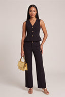 Claire Peplum Blazer Vest