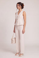 Claire Peplum Blazer Vest