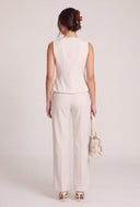 Claire Peplum Blazer Vest