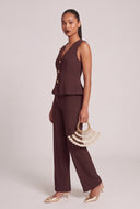 Claire Peplum Blazer Vest