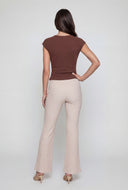 Florence Brooch Faux Wrap Blouse