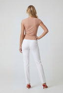 Florence Brooch Faux Wrap Blouse