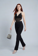 High Waist Bootcut Dress Pants