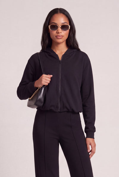 Hanna Zip Bubble Hoodie