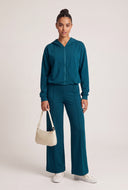 Hanna Zip Bubble Hoodie
