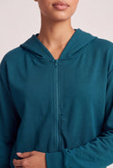 Hanna Zip Bubble Hoodie
