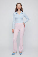 Georgia Brush Knit Pintuck Pull On Pants