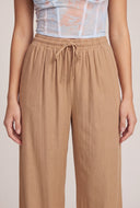 Linen Drawstring Pants