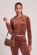 Josie Velour Zip Hoodie
