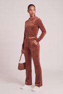 Josie Velour Zip Hoodie