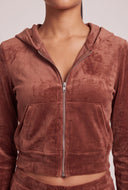 Josie Velour Zip Hoodie