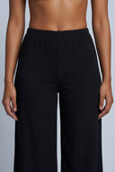 Wide-Leg Pull On Pants