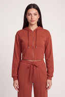 Emery Crop Zip Hoodie