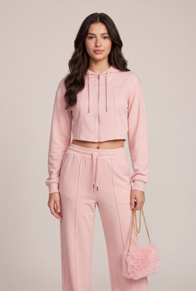 Emery Crop Zip Hoodie