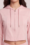 Emery Crop Zip Hoodie