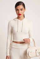 Delilah Hooded Crop Top
