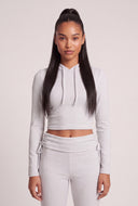 Delilah Hooded Crop Top
