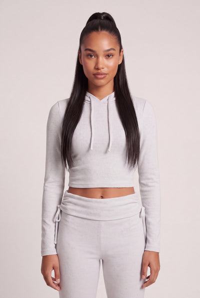 Delilah Hooded Crop Top