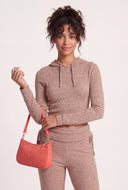 Delilah Hooded Crop Top