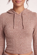 Delilah Hooded Crop Top