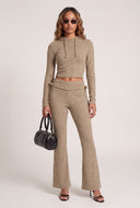 Delilah Hooded Crop Top