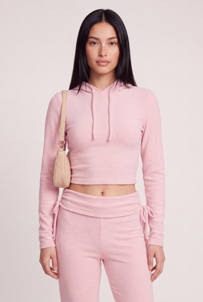 Delilah Hooded Crop Top