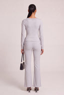 Fold Over Flare Pants