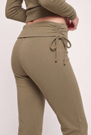 Fold Over Flare Pants
