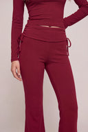 Fold Over Flare Pants