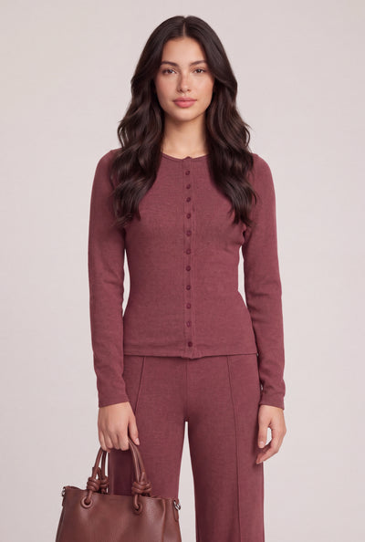 Helena Button Front Top