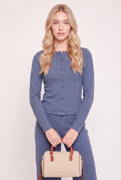 Helena Button Front Top
