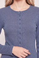 Helena Button Front Top