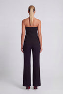 Slit Front Strapless Blazer Vest