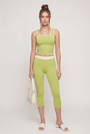Contrast Crop Tank Top