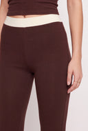 Contrast Capri Leggings