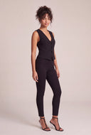 Blazer Vest and Skinny Pants Set