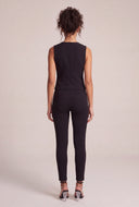 Blazer Vest and Skinny Pants Set