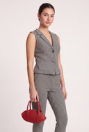 Houndstooth Blazer Vest and Pants Set