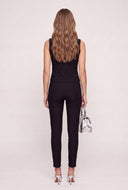 Button Front Blazer Vest and Pants Set