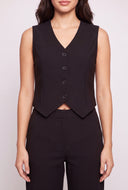 Lorelai Blazer Vest and Wide Leg Pants Set