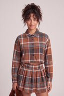 Plaid Crop Shirt