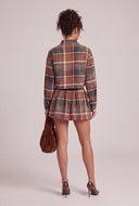 Plaid Crop Shirt