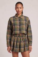 Plaid Crop Shirt