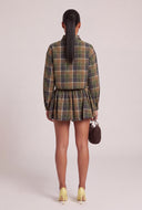 Plaid Crop Shirt