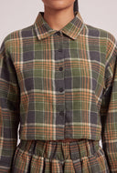 Plaid Crop Shirt